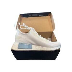 Adidas NMD_R1 V2 White Silver Women’s Sneakers Size 7.5 GY9299 NMD R1 Boost Run